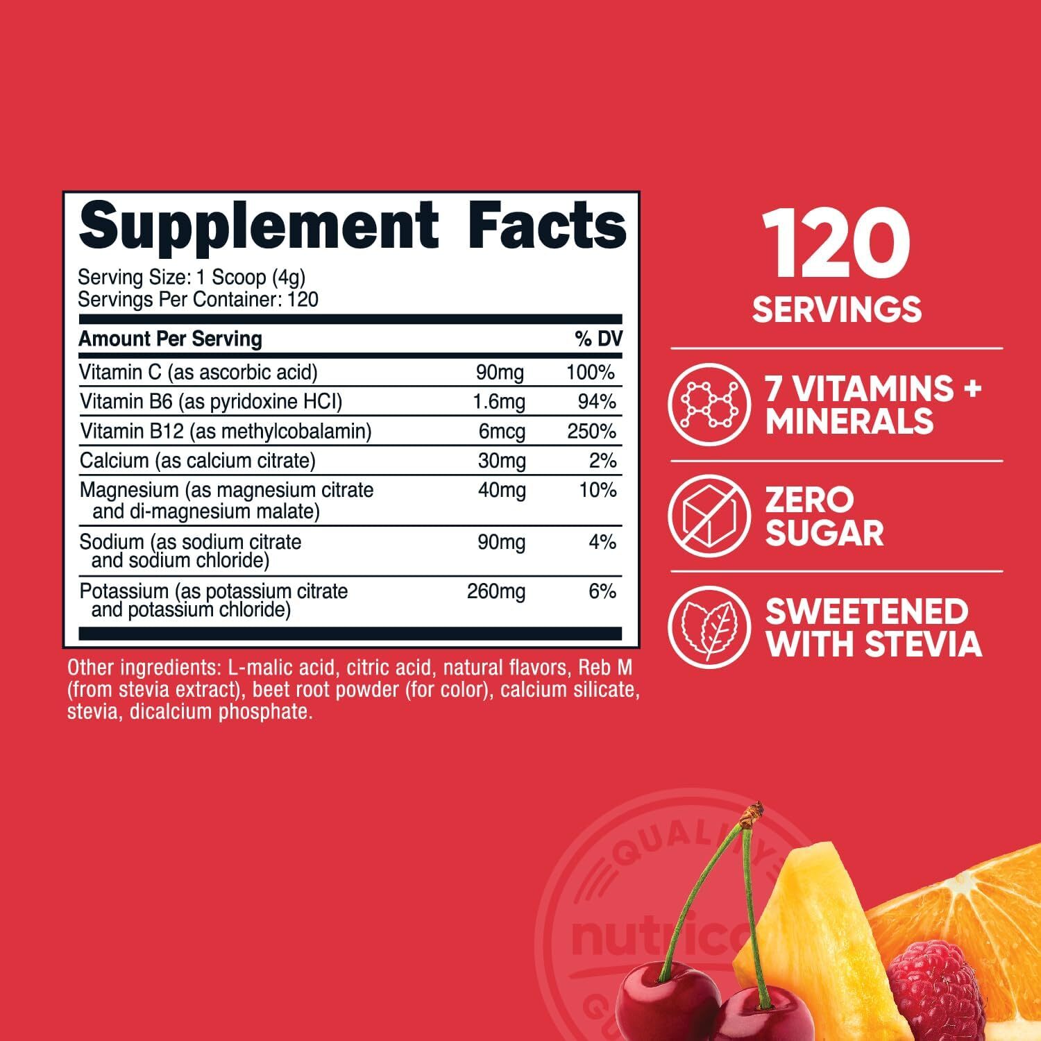 代購 Nutricost, Electrolytes, Advanced Hydration Complex 120 servings