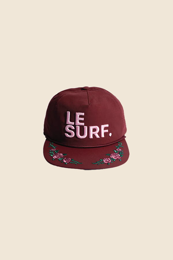 LE SURF -  ROSETTE 棒球帽 - 栗色