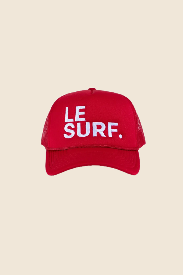 LE SURF - ICONIC 卡車帽 -紅色