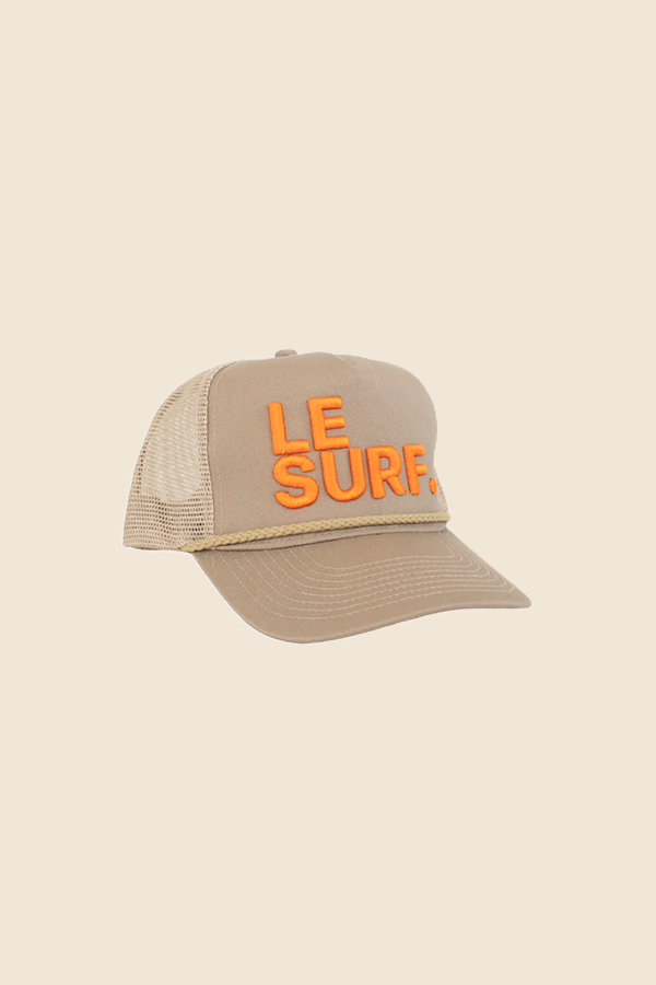 LE SURF - ICONIC 卡車帽 -沙色