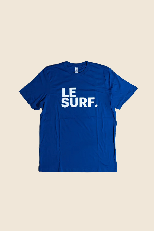 LE SURF -ICONIC 短TEE-藍色