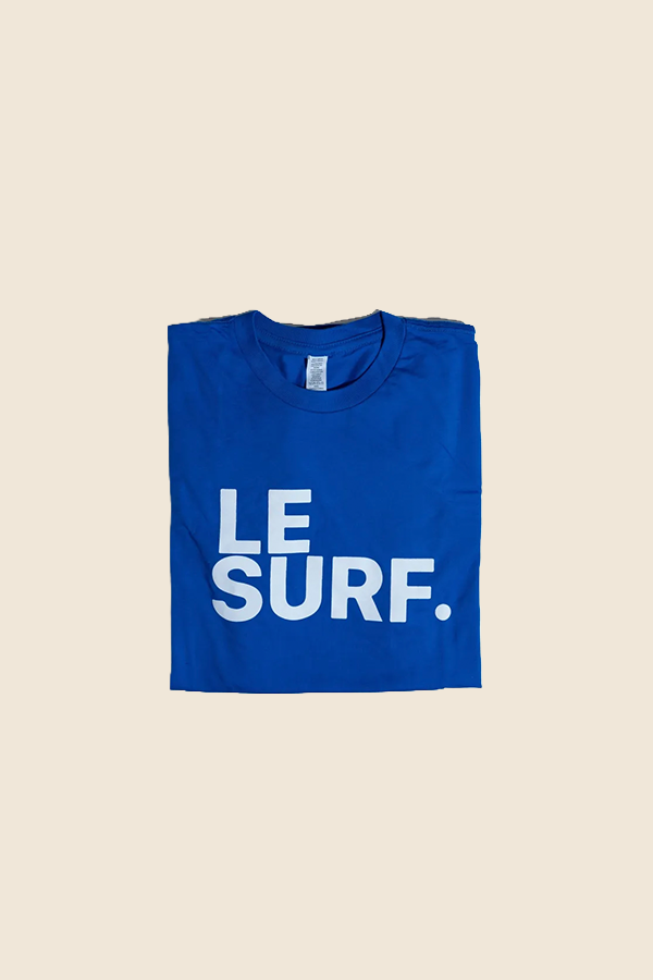 LE SURF -ICONIC 短TEE-藍色