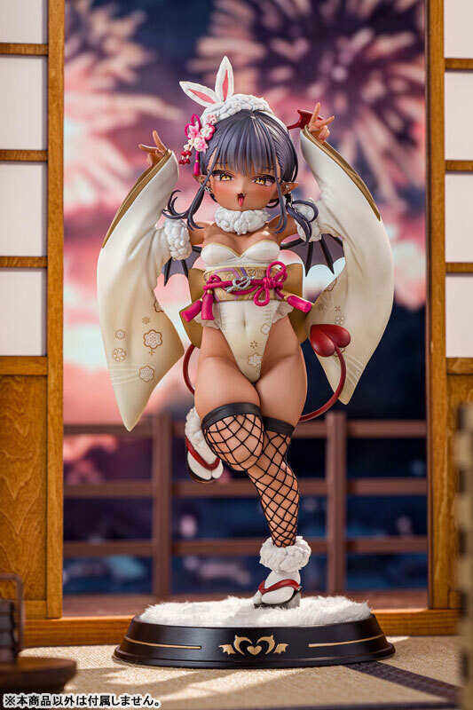 預購26/11 KiwiToys 1/6 PVC人形 褐色小魅魔 和服兔女郎Ver 豪華版 0816