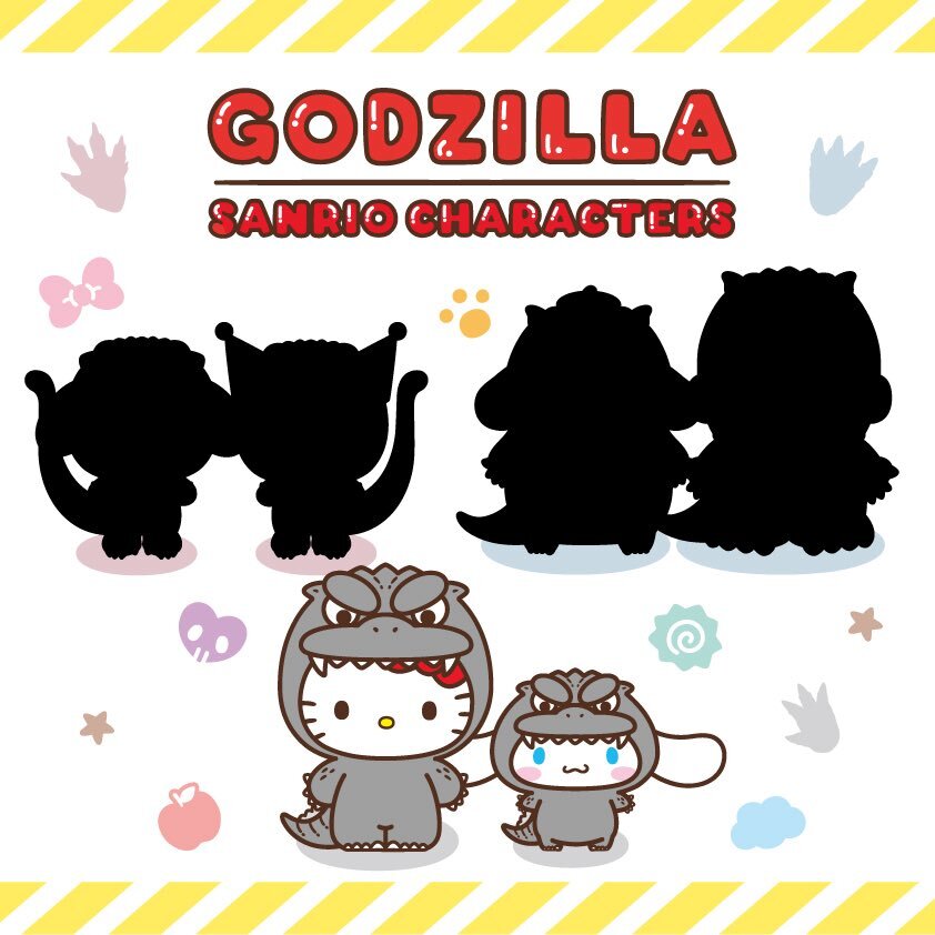 SANRIO x GODZILLA 哥吉拉聯名 吊飾 怪獸 三麗鷗 七種角色 HELLO KITTY 大耳狗 彼安諾