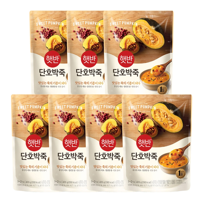 【預購】WKR072104 CJ Hetbahn 即食甜南瓜粥 (420g*7包)