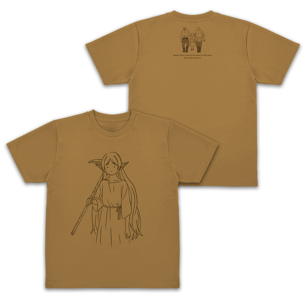 ﾌﾘｰﾚﾝ ｢鉱山で300年働くことになっちゃった｣ ﾄﾞﾗｲTｼｬﾂ/COYOTE COSPA 080326