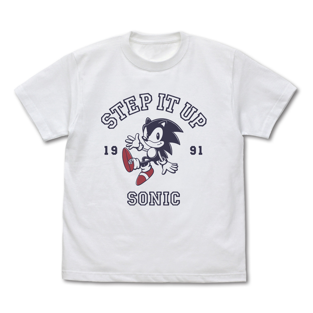 ｸﾗｼｯｸｿﾆｯｸ ｢STEP IT UP｣ Tｼｬﾂ/WHITE COSPA 080326