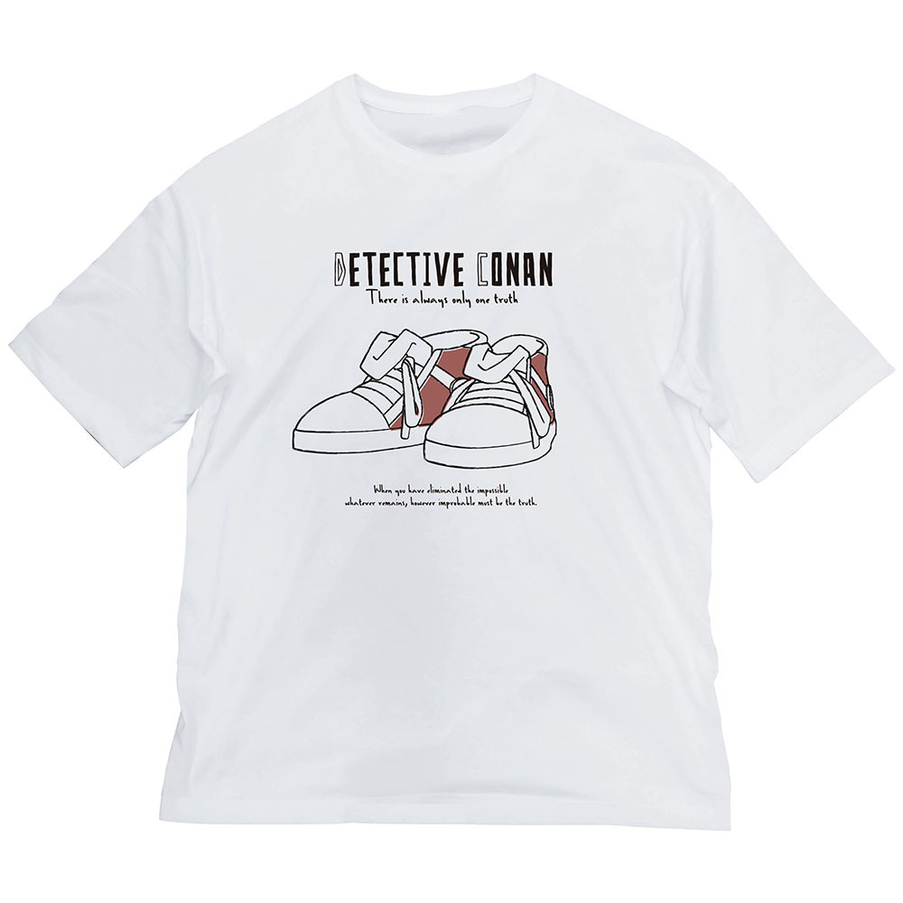 ｺﾅﾝのｷｯｸ力増強ｼｭｰｽﾞ ﾋﾞｯｸﾞｼﾙｴｯﾄTｼｬﾂ/WHITE COSPA 080326