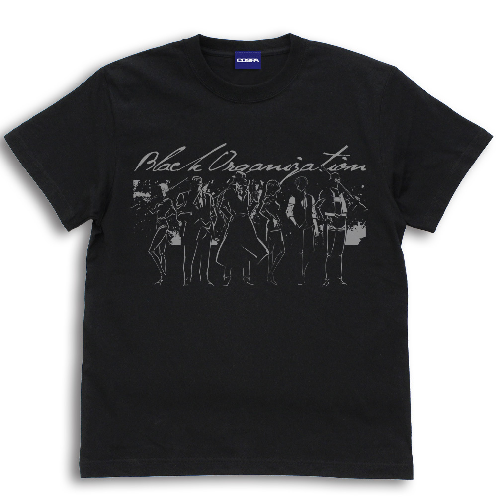 黒ずくめの組織ｼﾙｴｯﾄ Tｼｬﾂ/BLACK COSPA 080326
