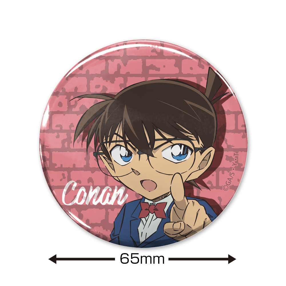 江戸川ｺﾅﾝ 65mm缶ﾊﾞｯｼﾞ COSPA 080326