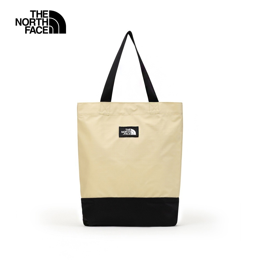 【The North Face】LOGO單肩包｜手提肩背｜米黑-NF0A7QU64D5