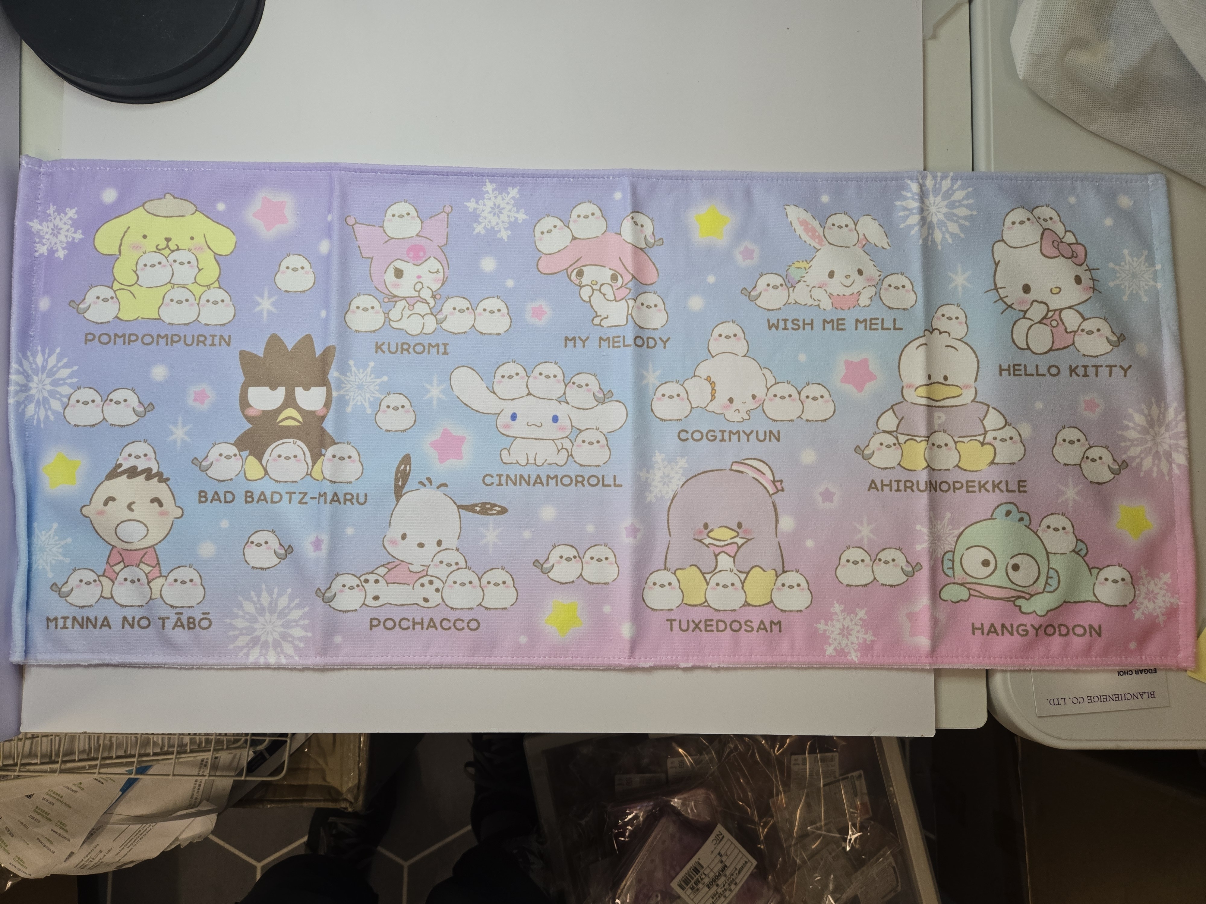 フェイスタオル(77x34CM) Sanrio X Hokkaido