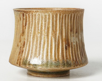 0721JZ03-JINGDEZHEN-CER-主人杯604 純手工跳刀紋理陶瓷 龍鱗杯90ml（A3）