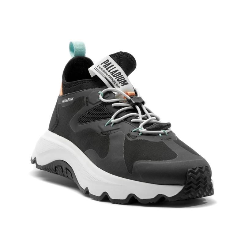 PALLADIUM 休閒鞋 THUNDER LO S 黑色 再生 潮流 機能鞋 女 99164-077