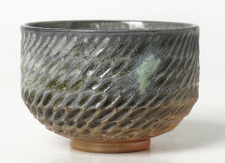 0721JZ23-JINGDEZHEN-CER-主人杯884 純手工跳刀紋理陶瓷 絞胎泥90ml（A23）