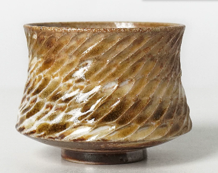 0721JZ31-JINGDEZHEN-CER-主人杯904 純手工跳刀紋理陶瓷 絞胎泥110ml（A31）