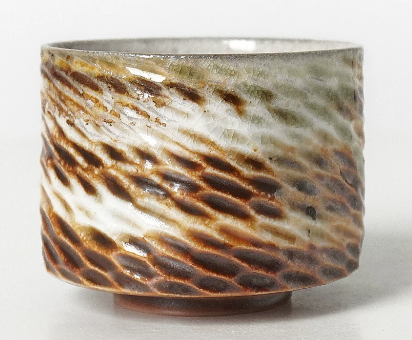 0721JZ32-JINGDEZHEN-CER-主人杯907 純手工跳刀紋理陶瓷 絞胎泥90ml（A32）
