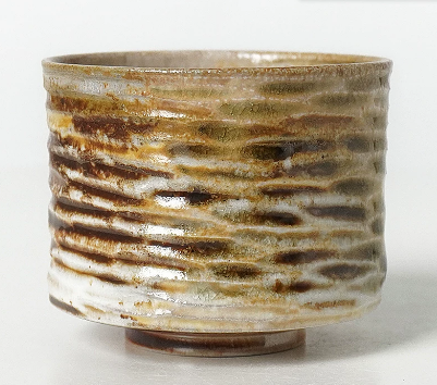 0721JZ35-JINGDEZHEN-CER-主人杯915 純手工跳刀紋理陶瓷 絞胎泥90ml（A35）