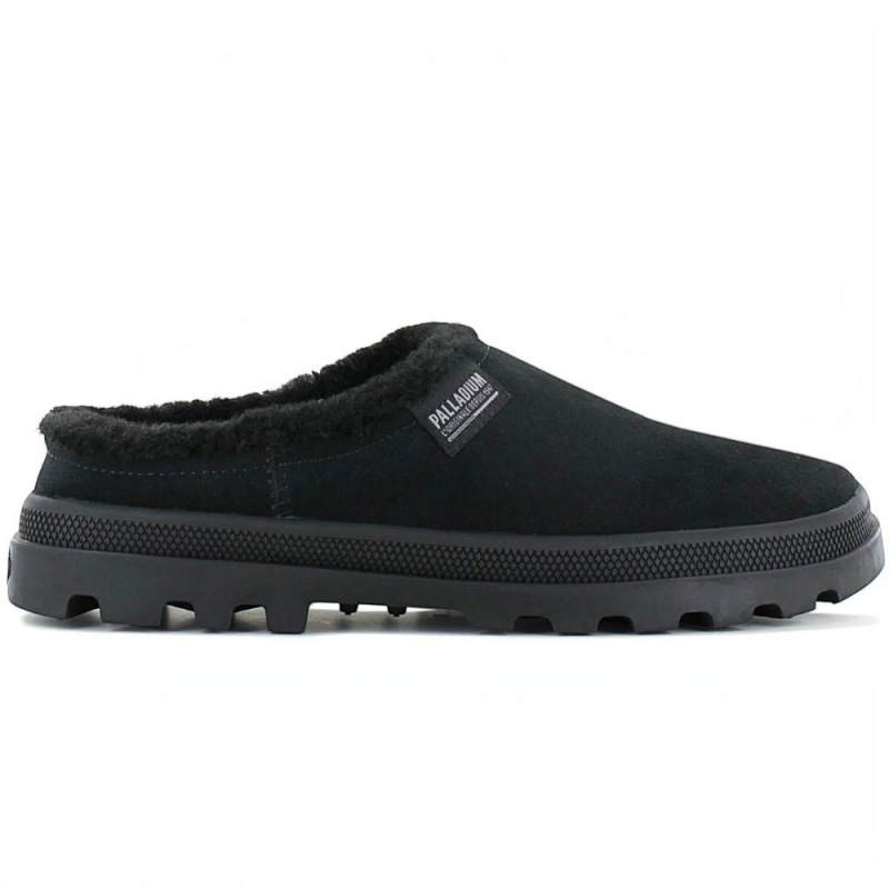 PALLADIUM 休閒鞋 MULE WARM 黑色 保暖 穆勒鞋 女 74337-008