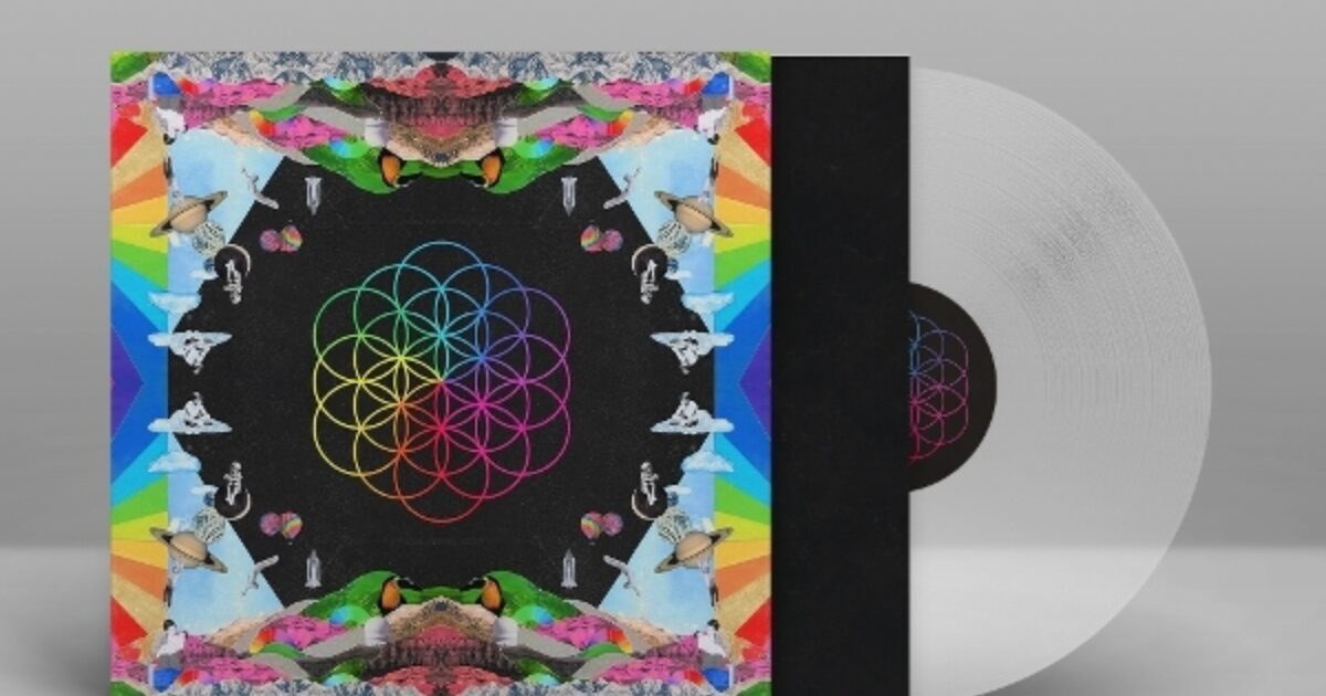 COLDPLAY - A Head Full of Dreams LP Clear EcoRecord edition