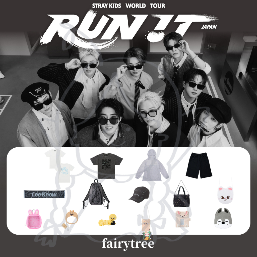 Stray Kids ' RUN IT ' JAPAN 世界巡迴演唱會 日本場 官方周邊 賣場一