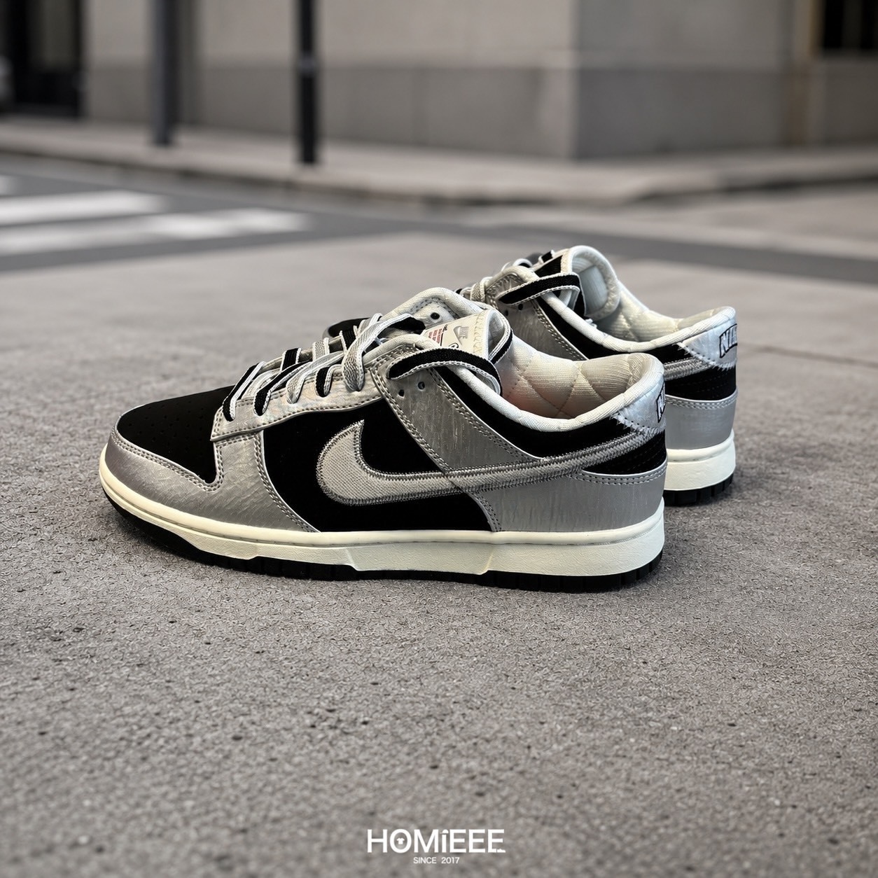 Nike Dunk Low Metallic Silver 銀黑色 休閒鞋 男鞋 [IM4413-001]