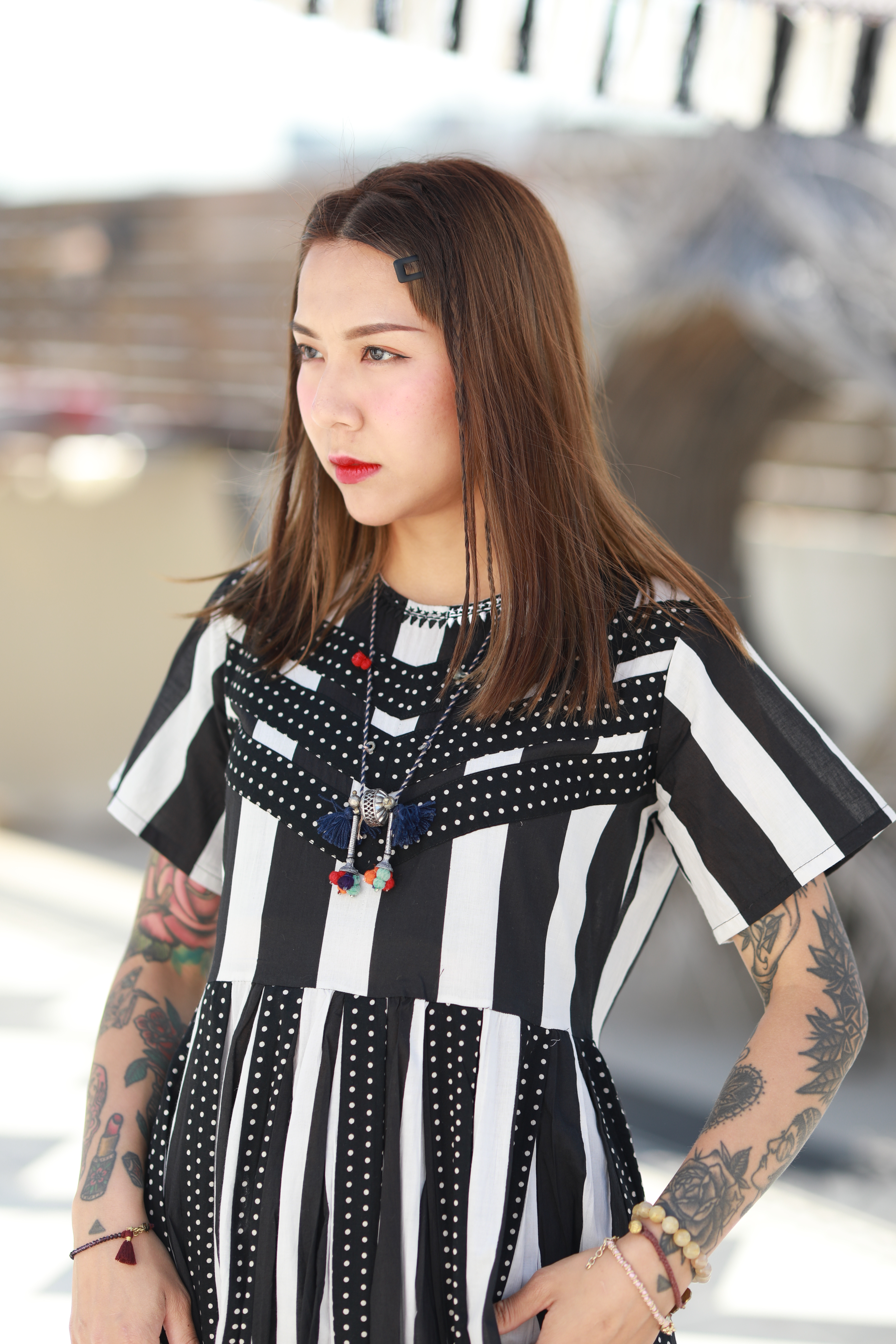 Macrame one piece M2328C - black (0721)