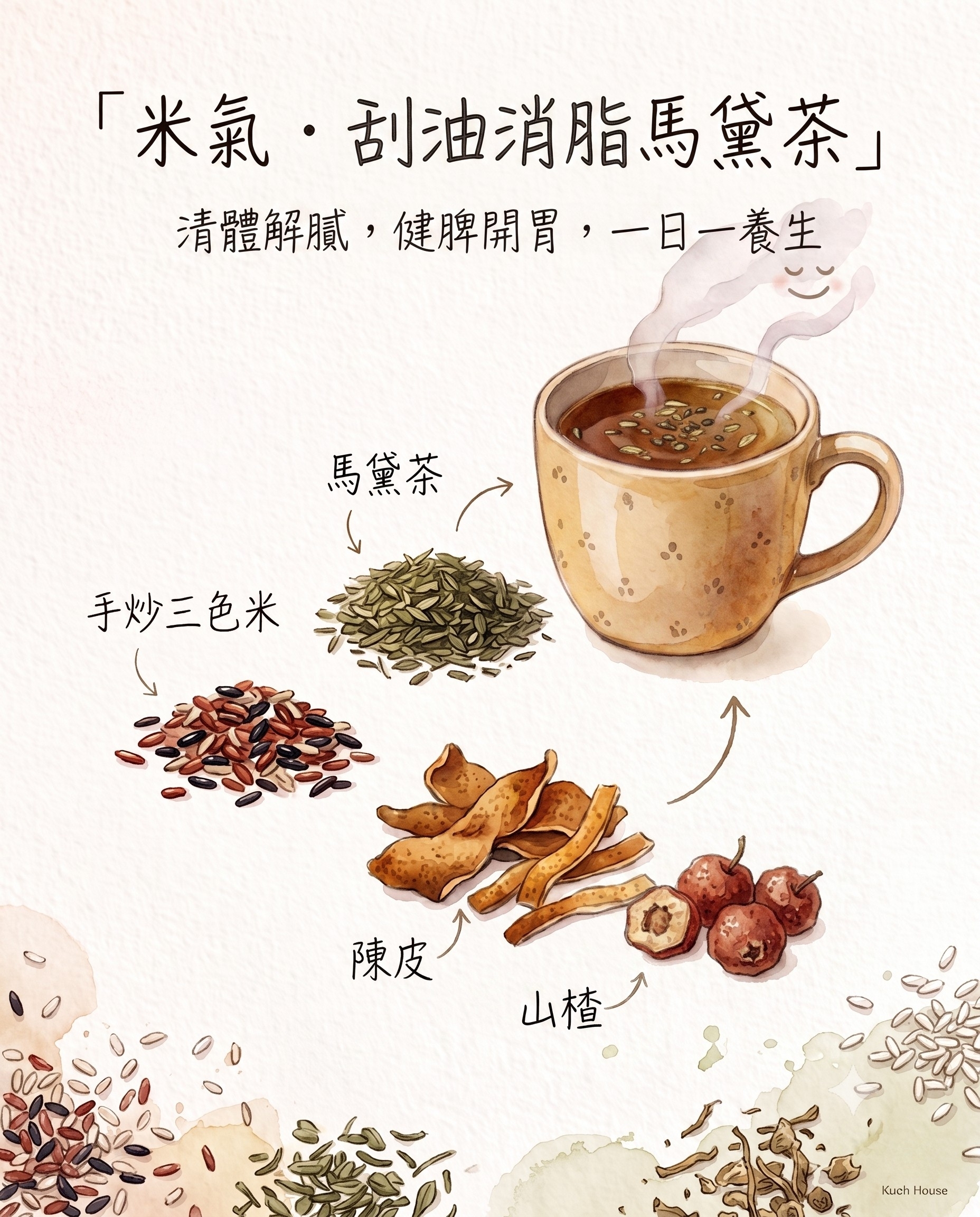 快閃優惠-【米氣 · 馬黛輕體茶系列】(4包單款裝 / 16包全效混裝)｜南美「神仙水」× 本地手炒三色米