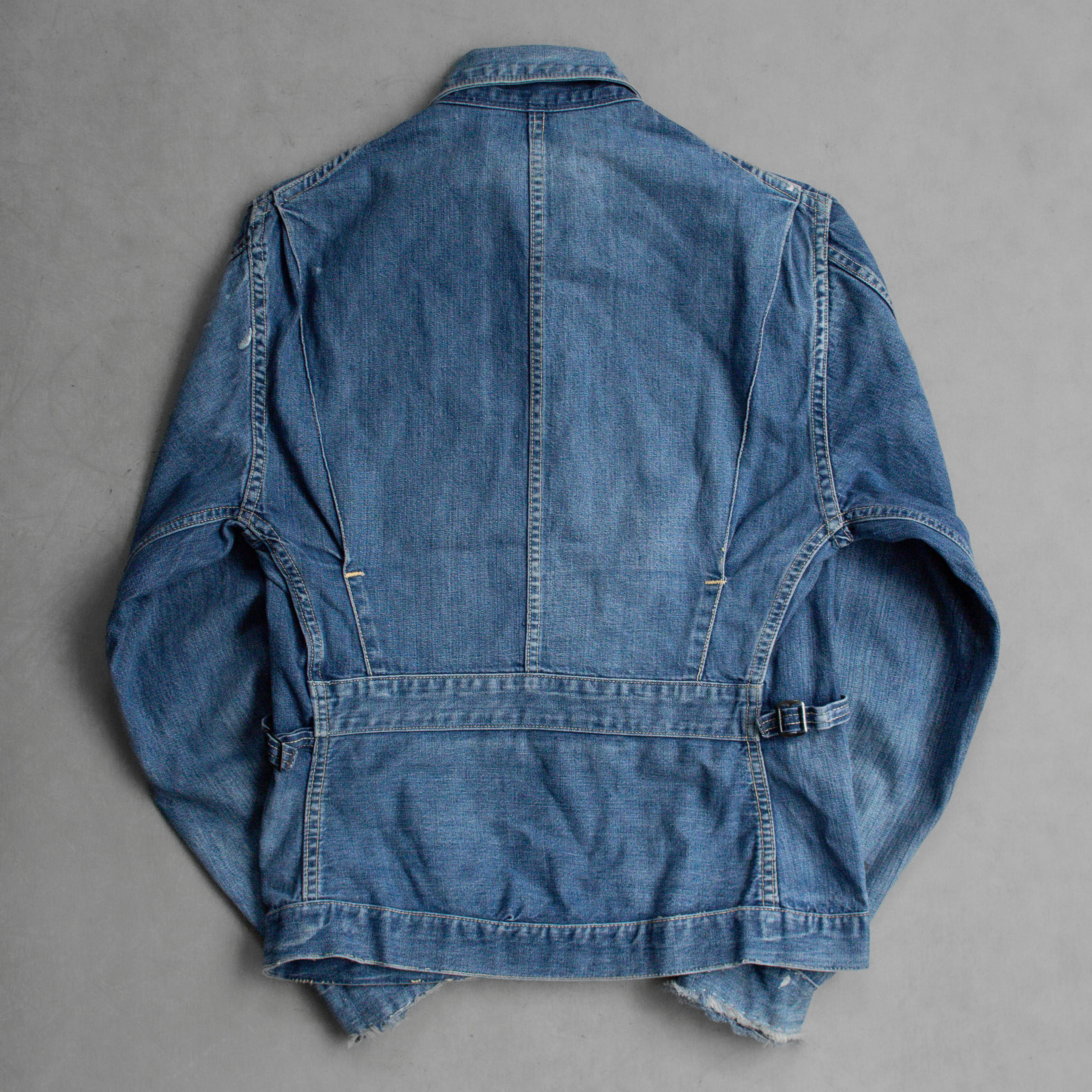 50-60S DENIM SPORTS JACKET 美國 丹寧 工作 外套