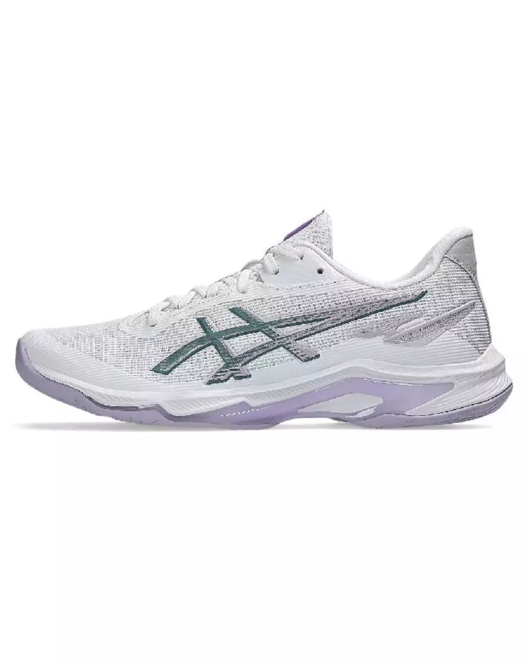 ASICS NETBURNER BALLISTIC FF 4 Volleyball Shoes - White/Dahlia