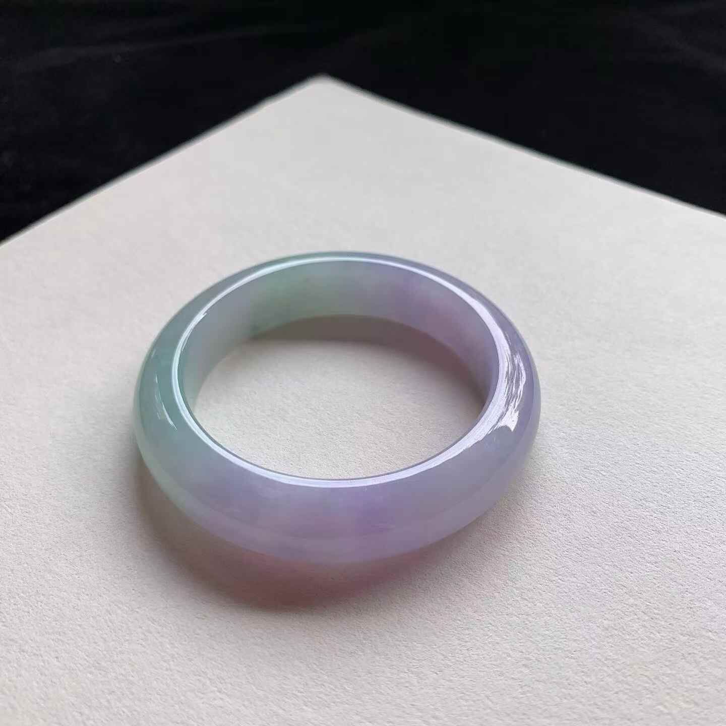 7112359 51.4mm冰艷紫正圈翡翠手鐲 (50-52)