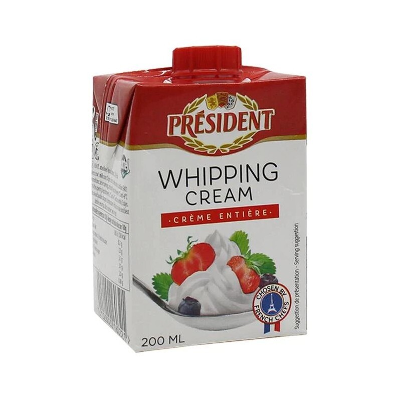 [Chilled] President whipping Cream 200ml