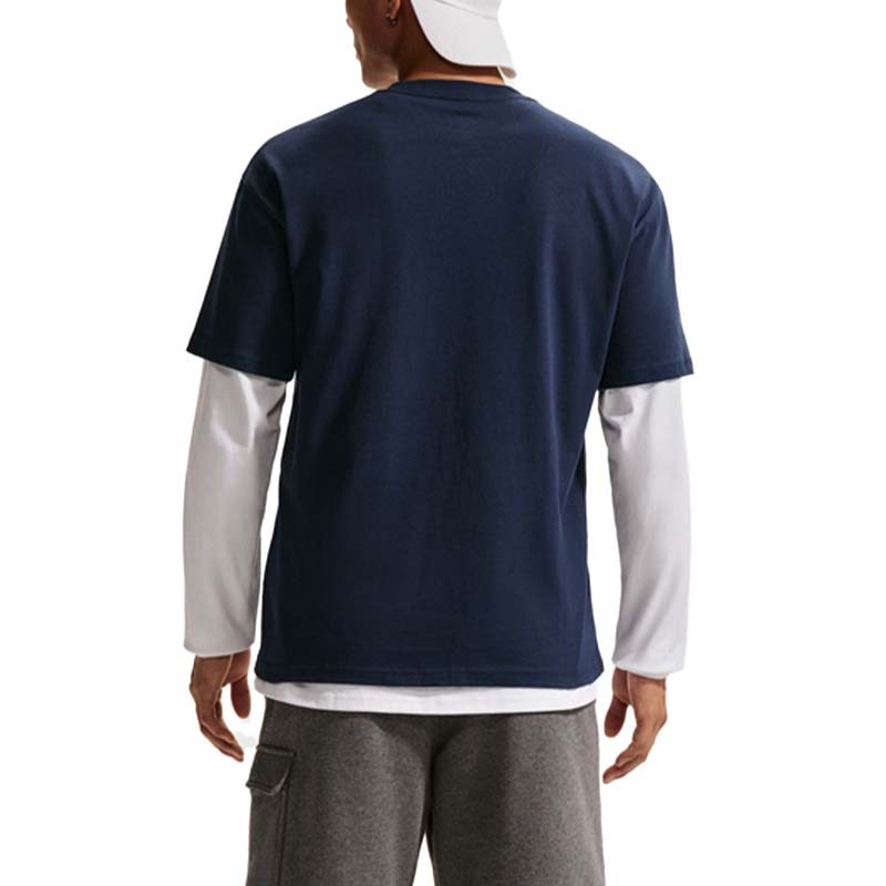 NIKE AS U NSW TEE LSE OVAL 短袖 休閒 男款 藍色 IR4977-451 [國內代購]
