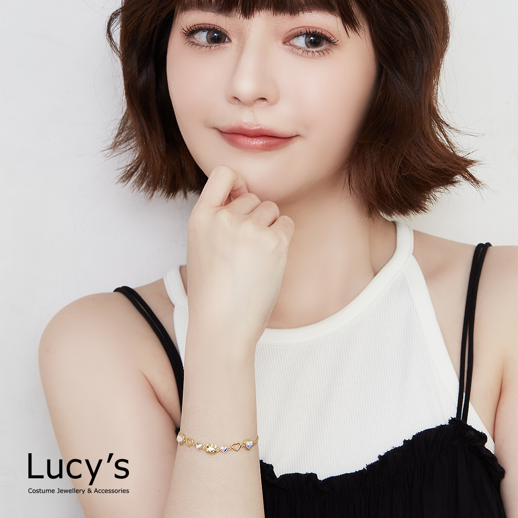 Lucy's X Hello Kitty 限量聯名 Golden Dangle 抽繩手鍊 (三色) (132225/132226/132227)