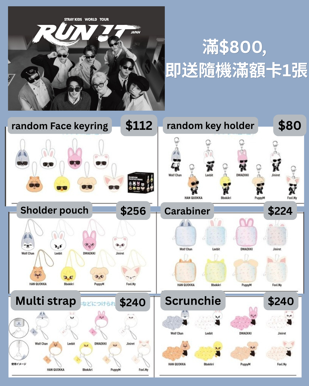 Stray Kids World tour Run IN JAPAN  MD ( Online)
