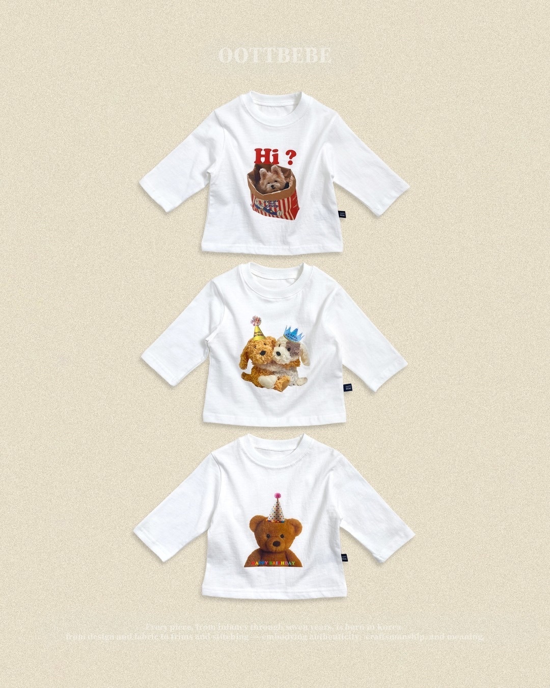 OOTT BEBE Adorable Graphic Tee（With Mom）