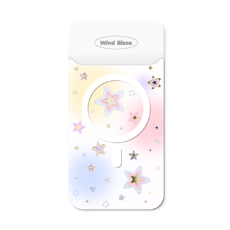 【小清新系列-暈染彩色星星】手機磁吸背板