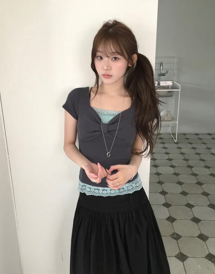 【26 JUL優惠截單！首批優惠價預訂】韓國蝴蝶結上衣（3色）