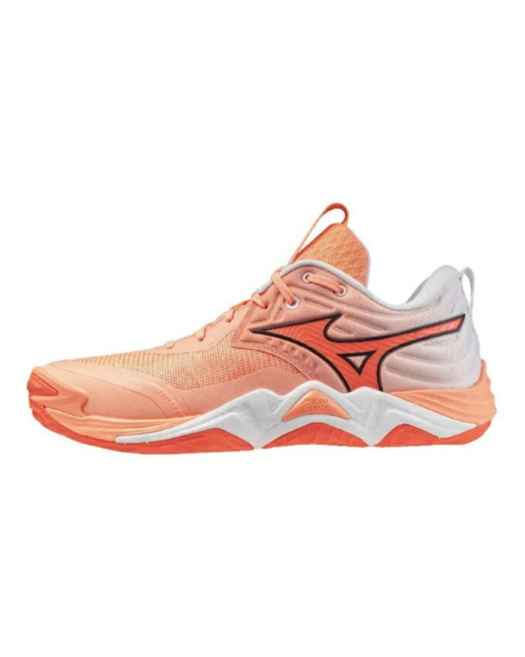 MIZUNO WAVE MOMENTUM ELITE 排球鞋 白橙色