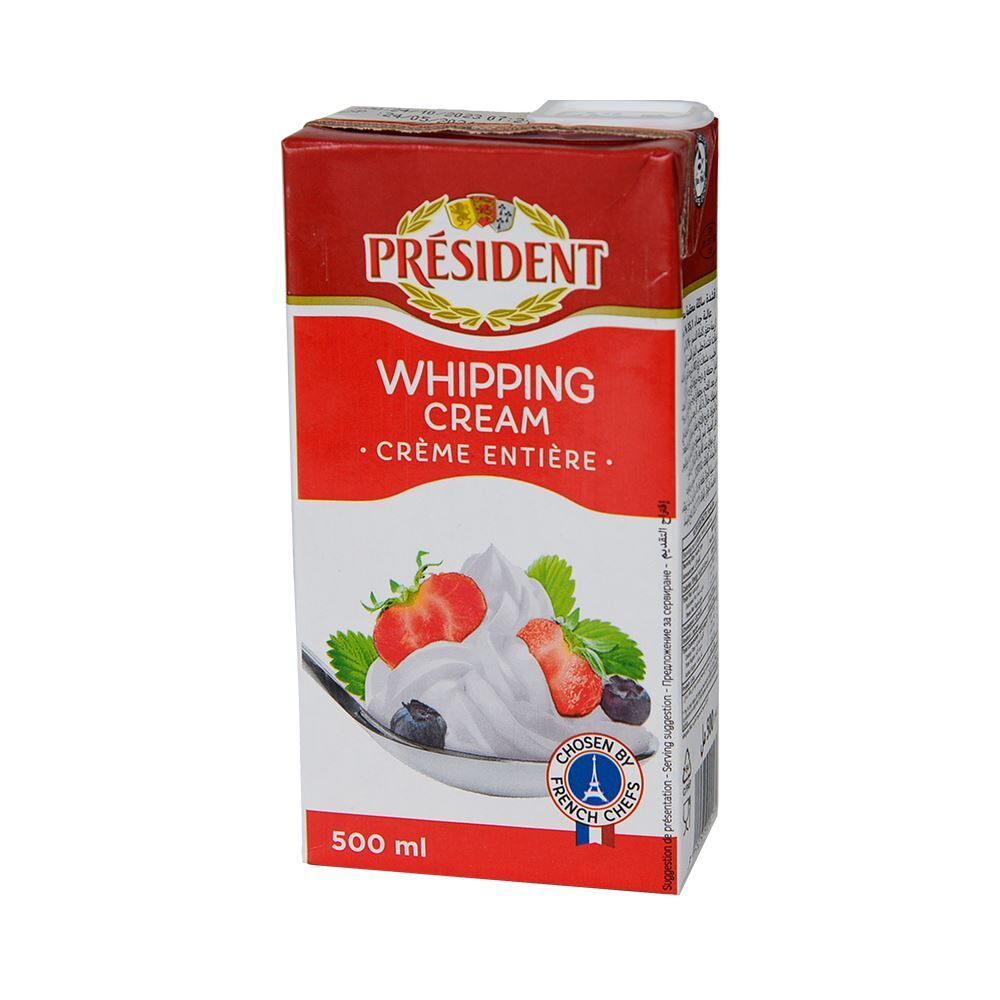 [Chilled] President whipping Cream 500ml