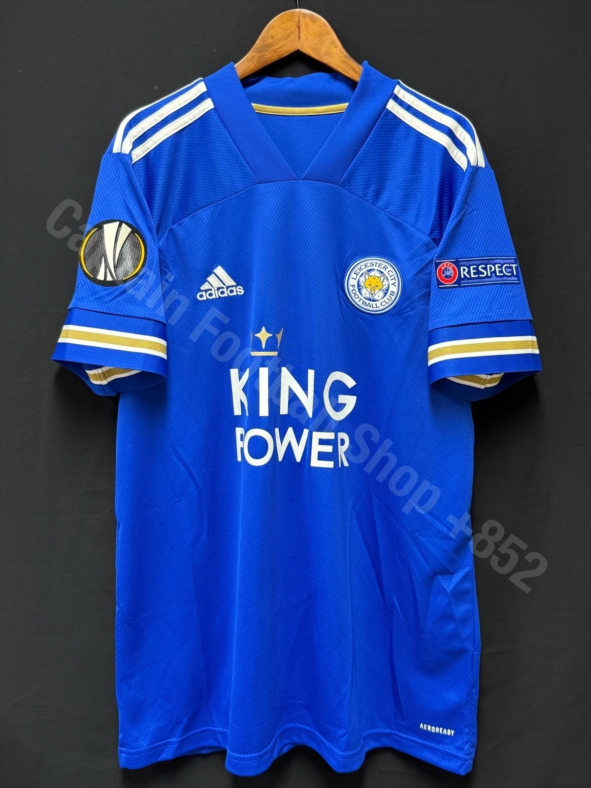 (BNWT) Leicester City 2020-2021 Adidas Home Shirt #9 VERDY
