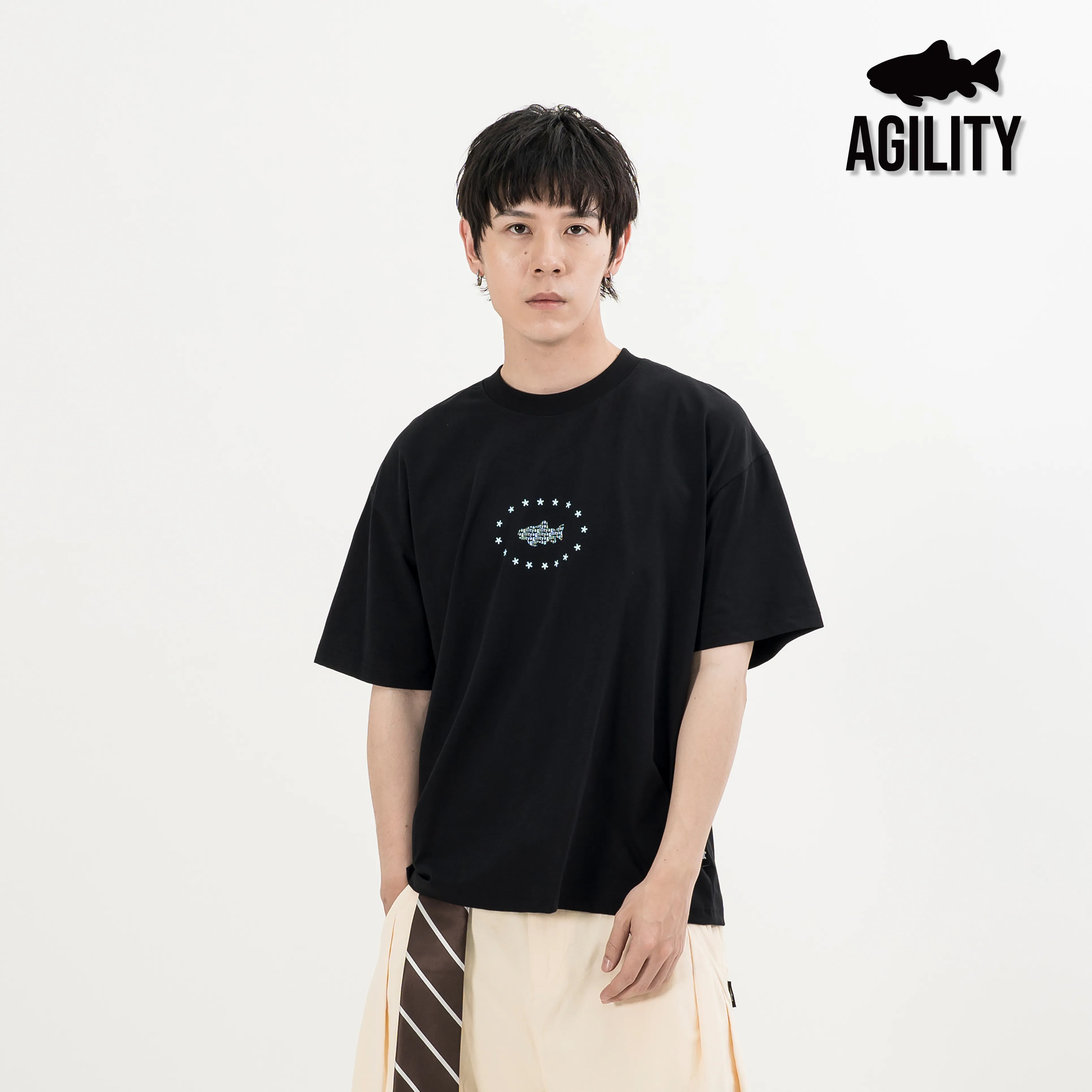 【車庫服飾】AGILITY Boxy Tee / Garbled Text 亂碼圖像 短袖Tee [SR0-T12]