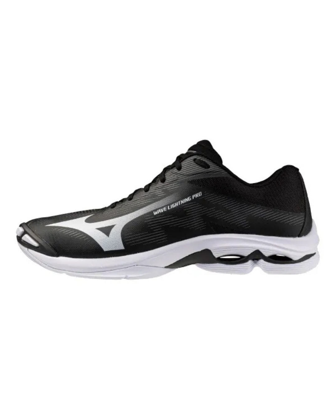 MIZUNO WAVE LIGHTNING PRO 排球鞋 黑白色
