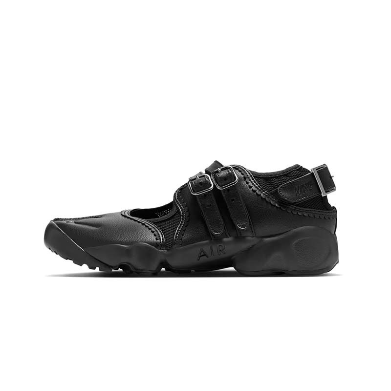 Nike Air Rift Breathe 皮革 休閒鞋 分趾 忍者鞋 黑色 女鞋 IB8881-001 [國內代購]