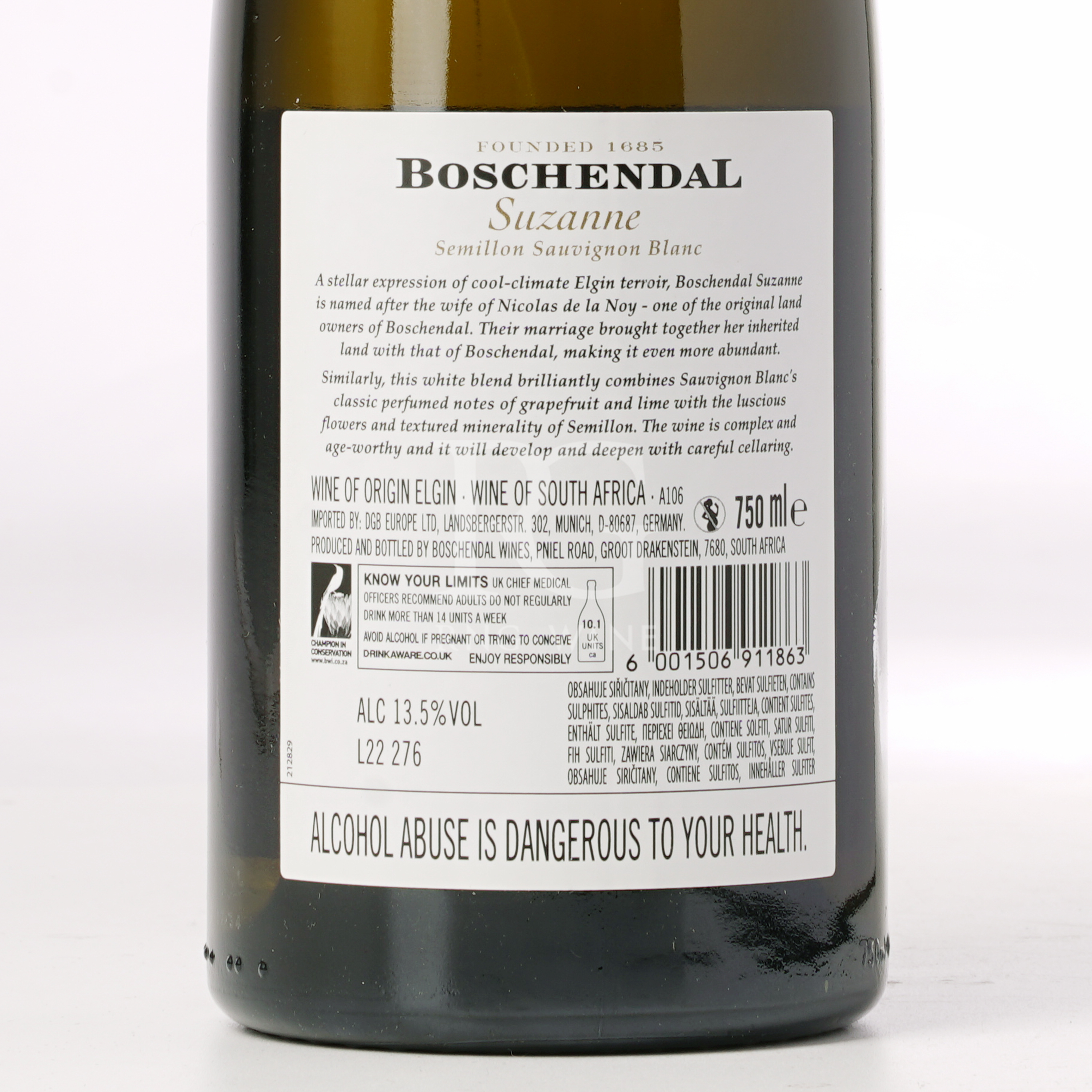 Boschendal Special Cuvee Suzanne Blanc 2022
