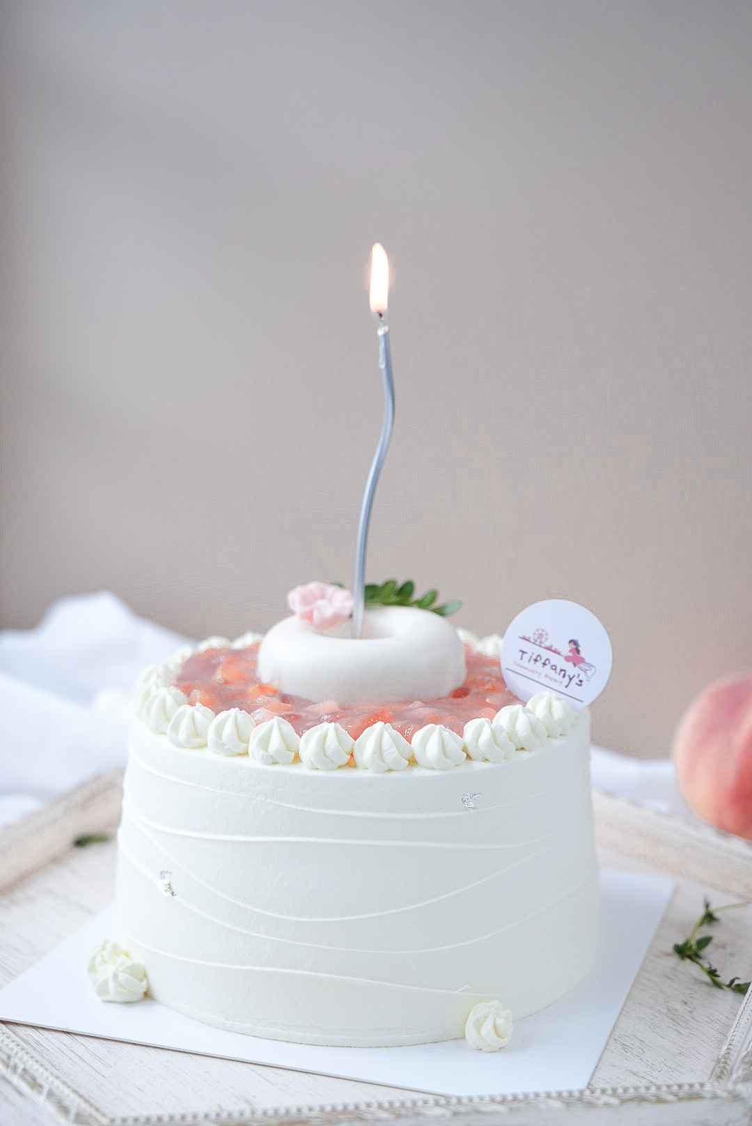 Peach Oolong Tea Cream Cake （Seasonal）
