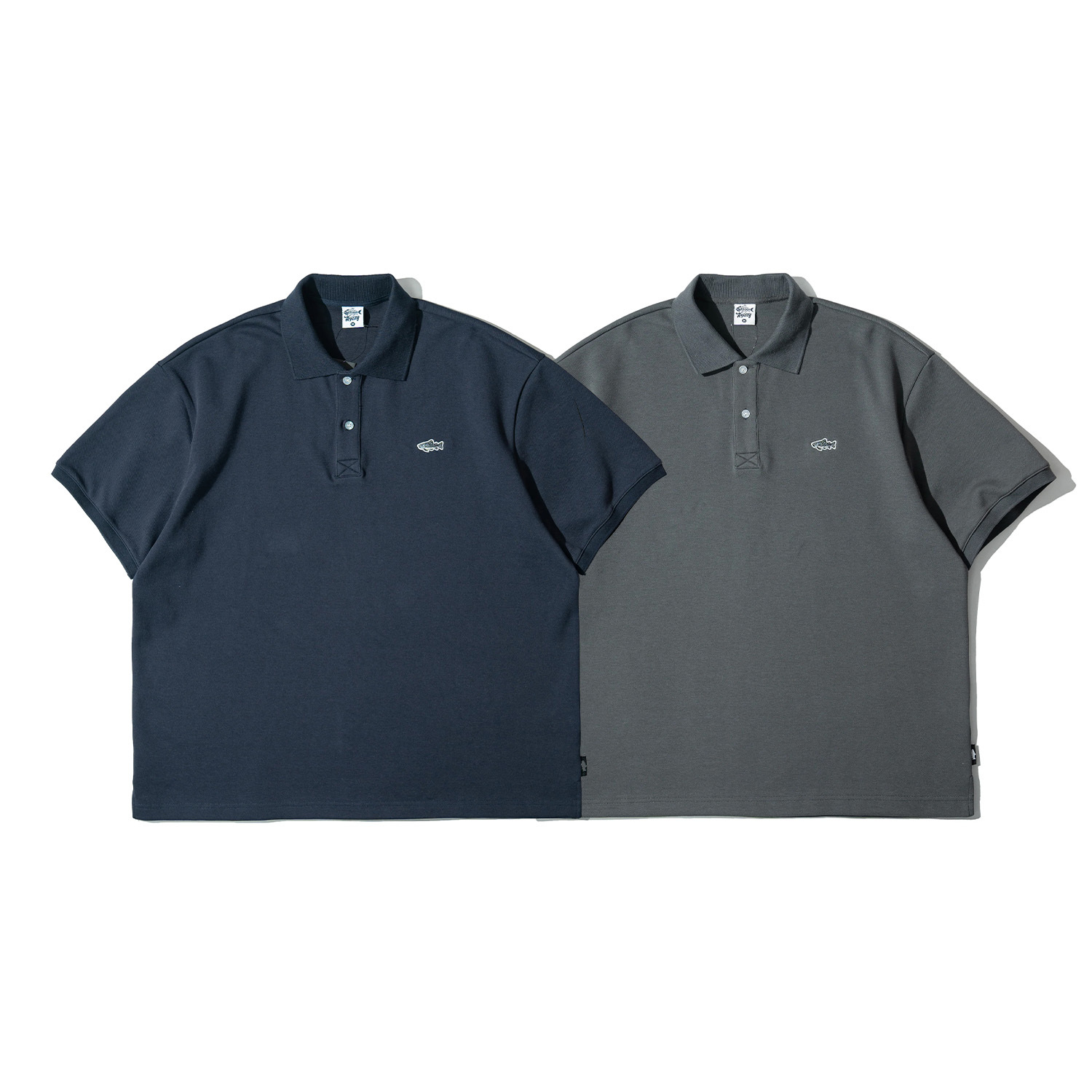 【車庫服飾】AGILITY Embroidery Polo Shirts 鮭魚刺繡 短袖 Polo衫 [AGB-1]