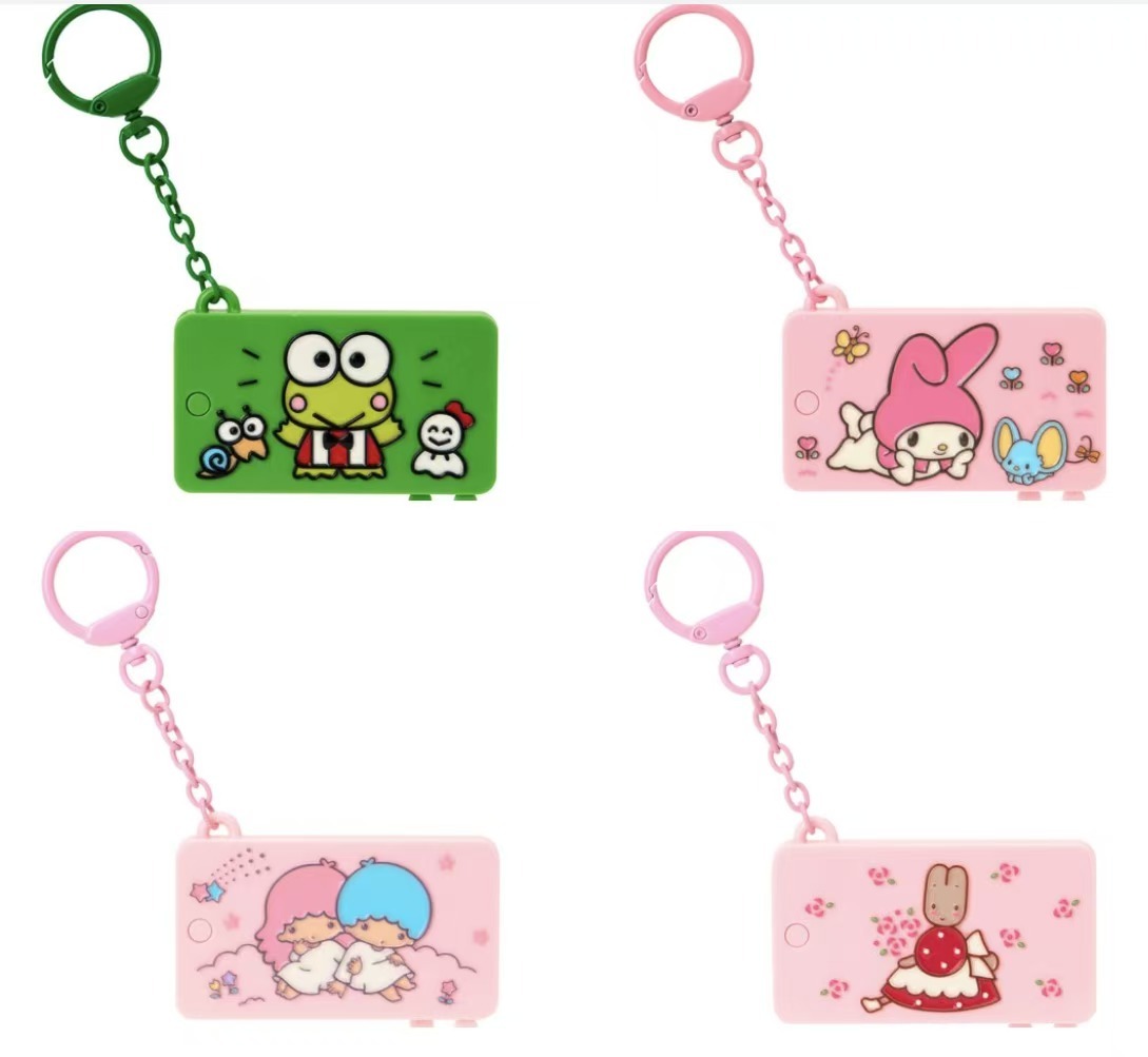 【預購】JM072103 Sanrio 摺疊梳連鏡匙扣
