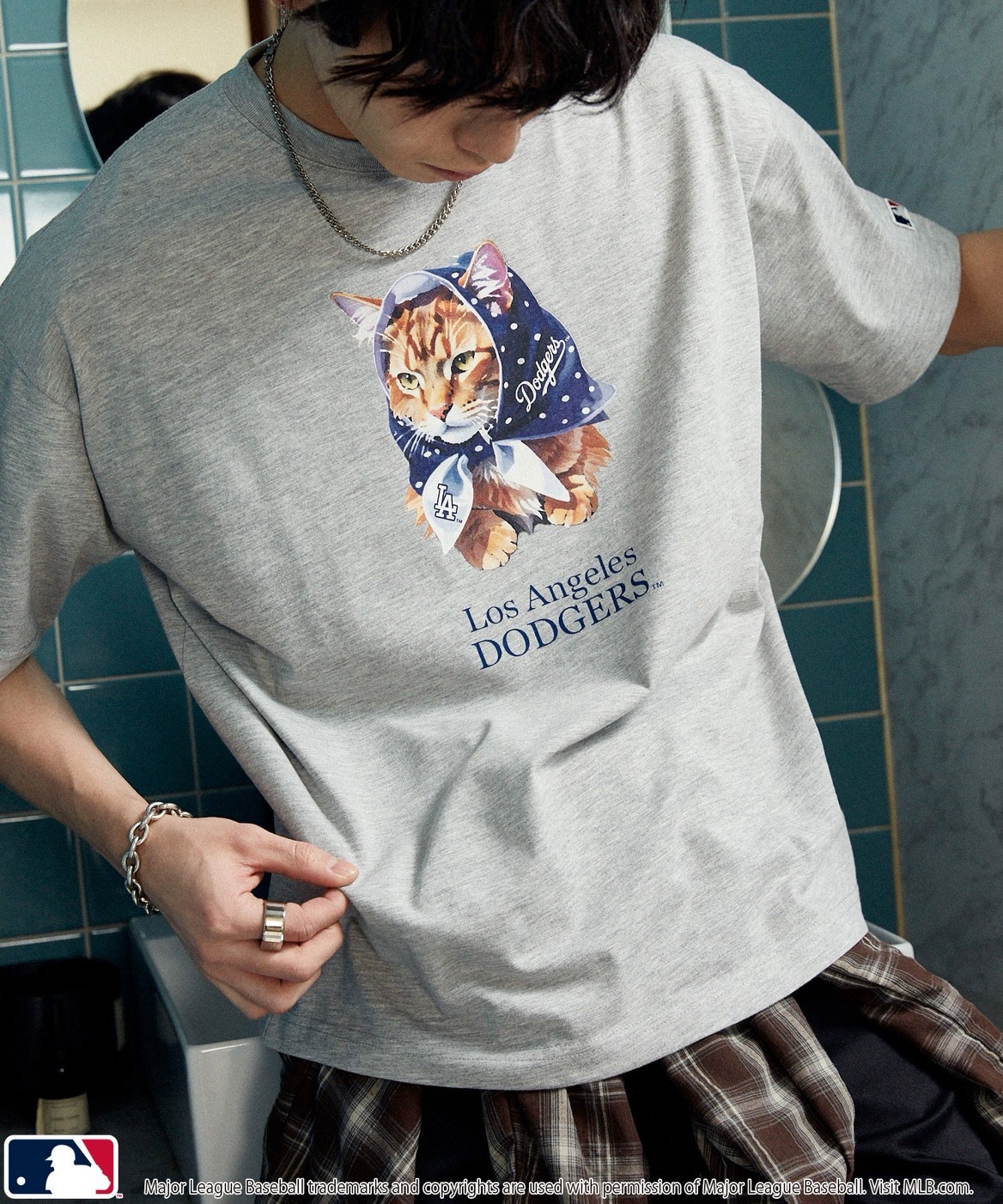 <貓貓狗狗控>PUBLUX x MLB 美國 職業 棒球大聯盟 動物印花 短袖