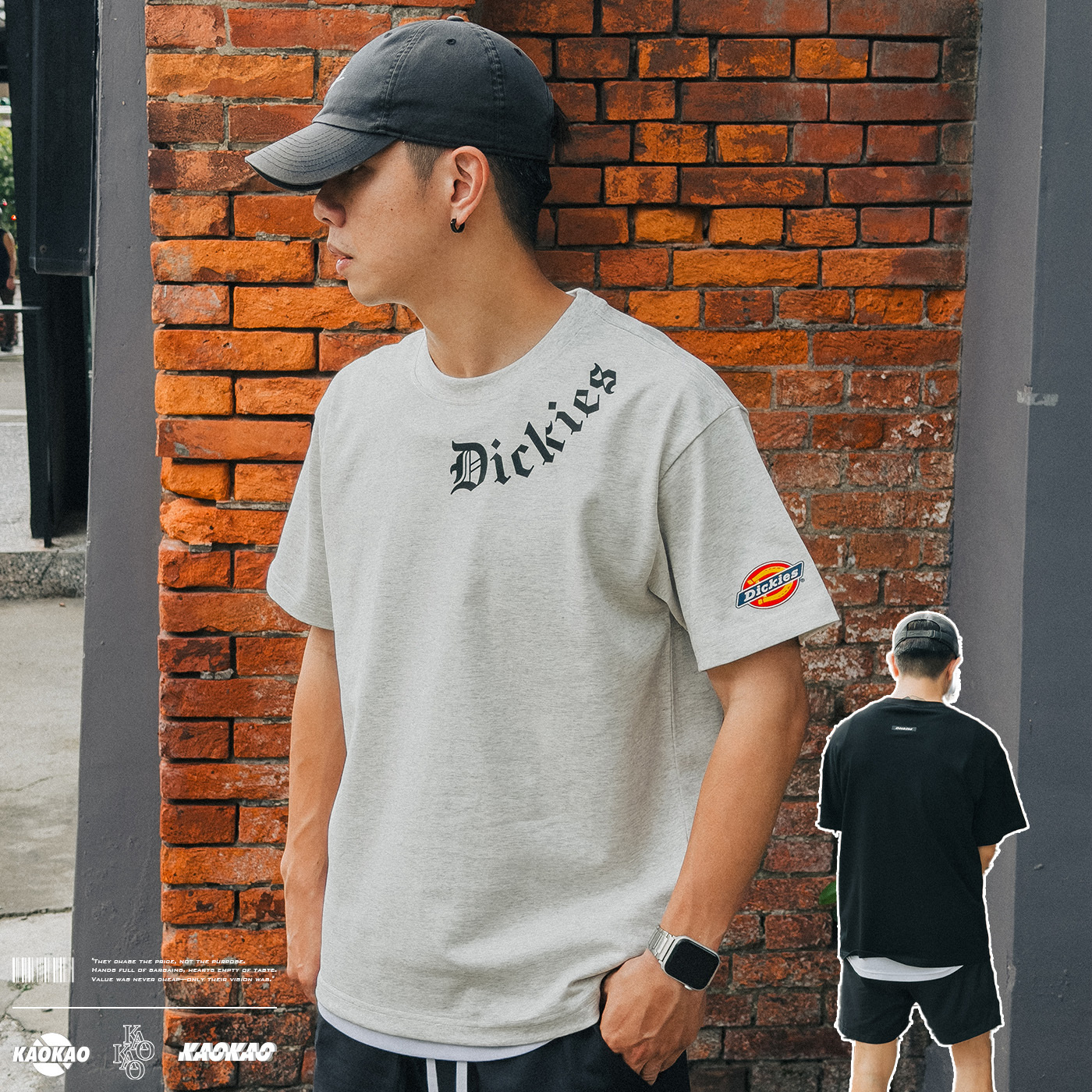 Dickies 280g 纯棉美式 哥特logo 短Tee 男女同款